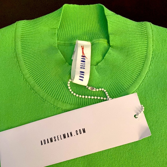 NWT Adam Selman Sport Lime Green Tank - Picture 7 of 16